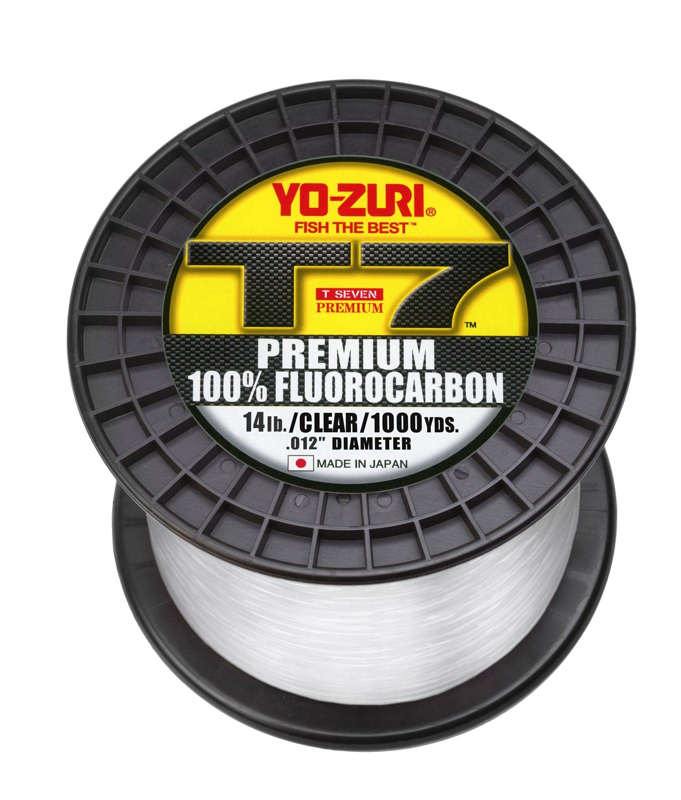 Amazon.com : Yo-Zuri T7-14LB-CL-1000YD: T-7 Premium Fluorocarbon